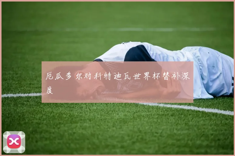 厄瓜多尔对科特迪瓦世界杯替补深度